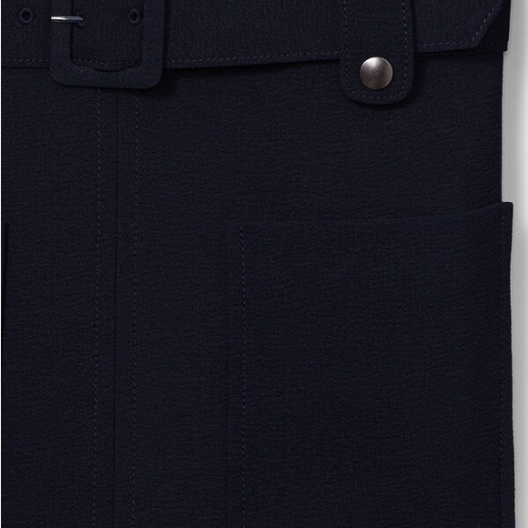 Club Monaco Long Sleeve Belted Pocket Dress - Picture 5 of 5